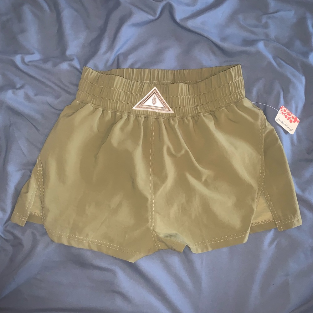 FP Movement green shorts